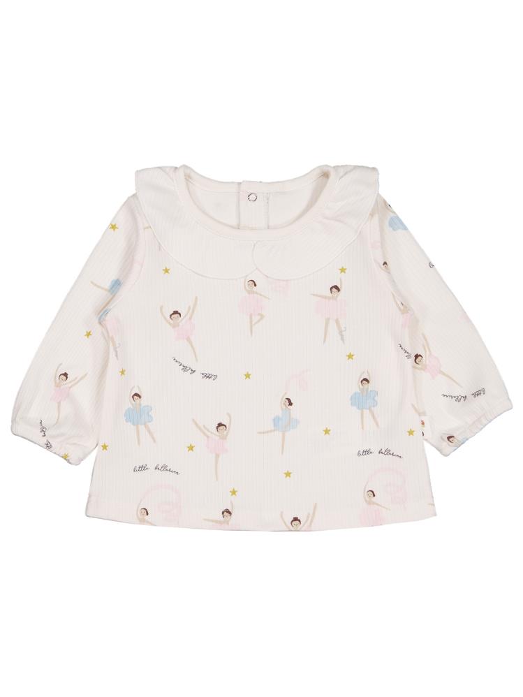 Civil Baby Yakalı Balerin Empirme 6-18 Ay Sweatshirt - Ekru