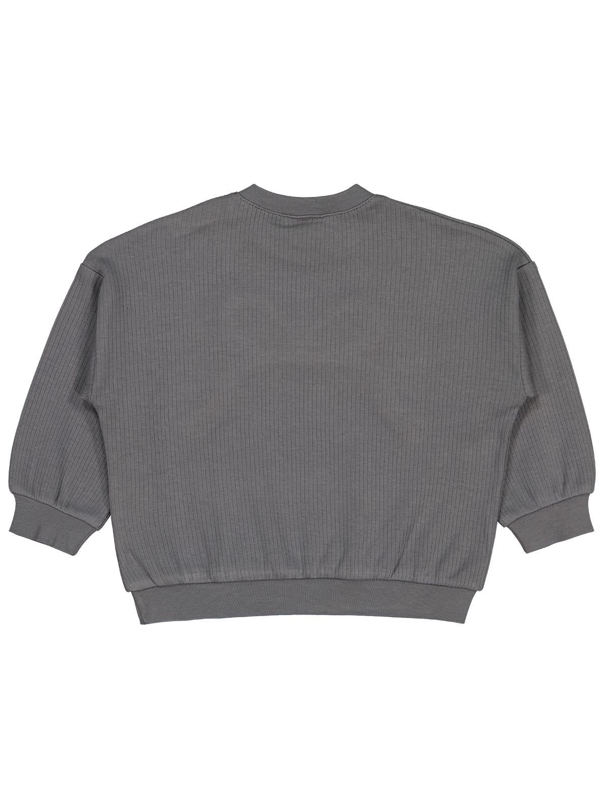 Civil Baby Fiyonk Nakışlı 6-18 Ay Sweatshirt - Gri
