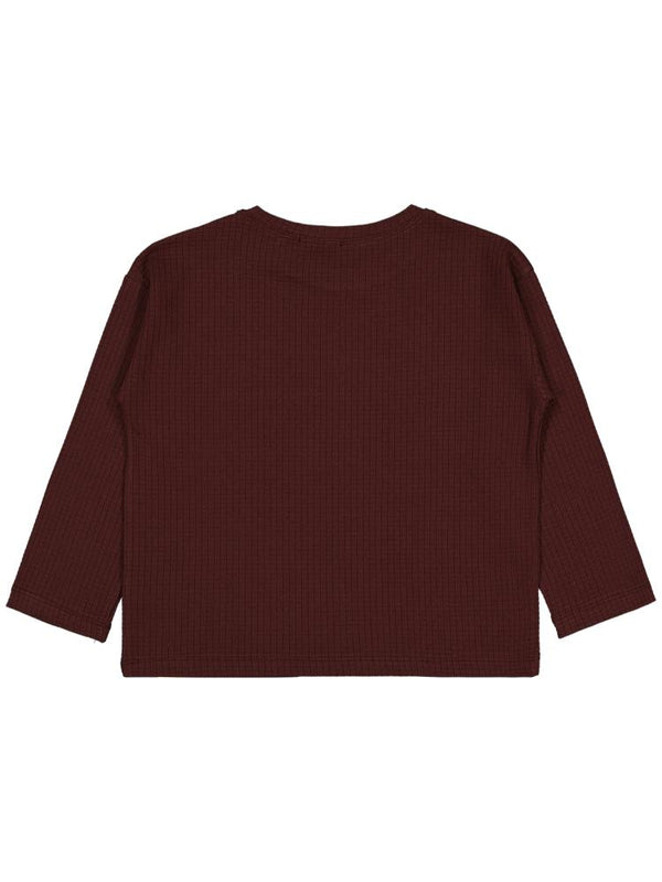 V39282 Civil Boys Jakar Petek  6-9 Yaş Sweatshirt - Bordo
