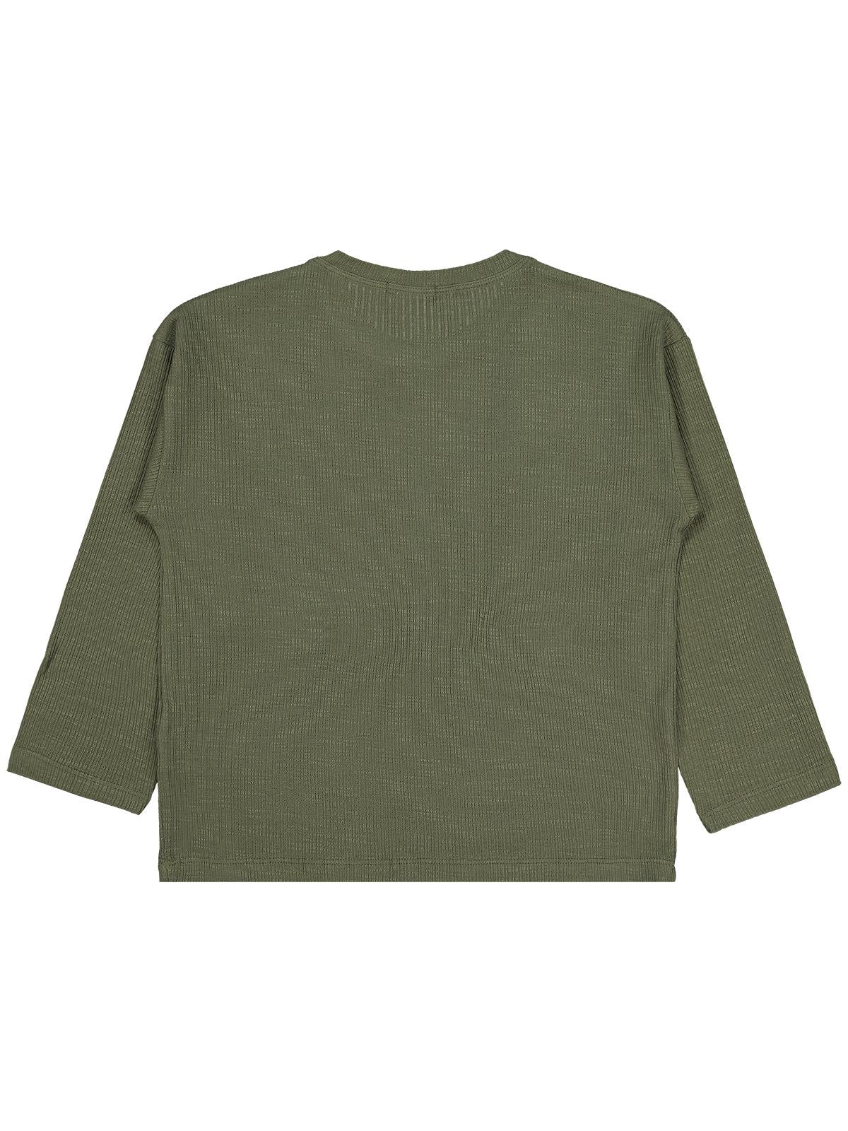 Civil Boys Jakarlı Basic 10-13 Yaş Sweatshirt - Haki