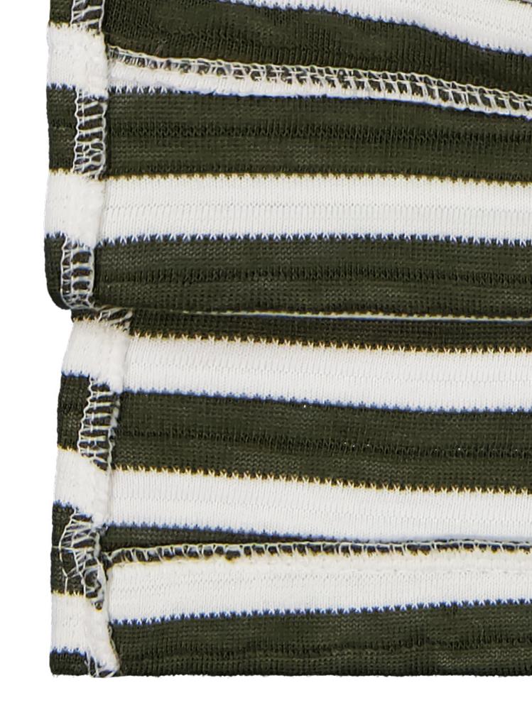 Civil Boys Urban Baskılı Çizgili 6-9 Yaş Sweatshirt - Yeşil