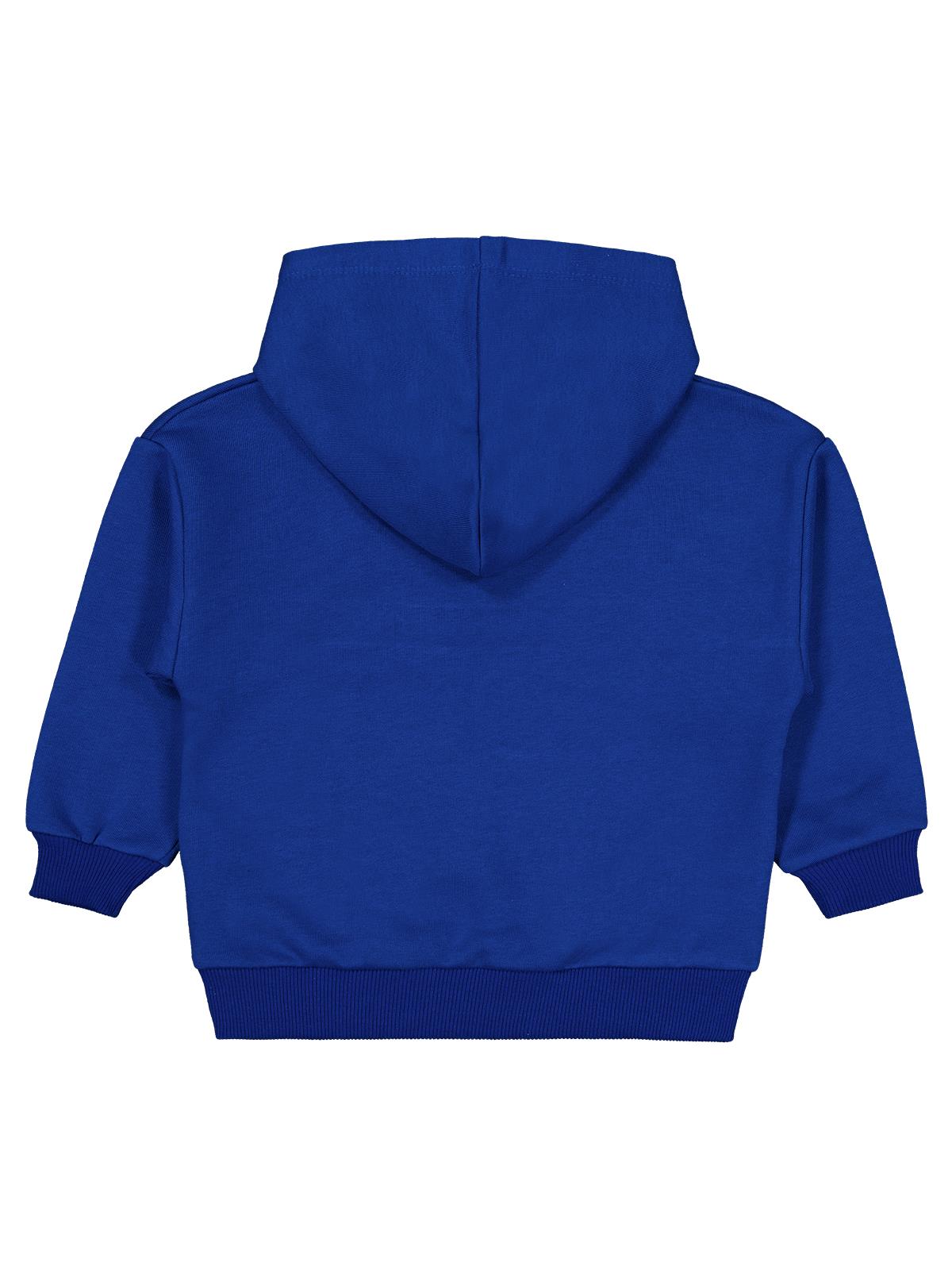Civil Erkek Çocuk Cehallenge Baskılı Sweatshirt | 3 İp Uzun Kol | Okul Kreş ve Günlük Kullanım - Mavi