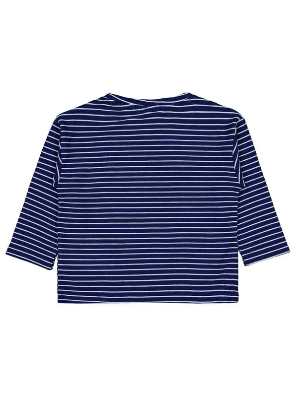 Civil Boys Yatay Çizgili 2-5 Yaş Sweatshirt - Lacivert