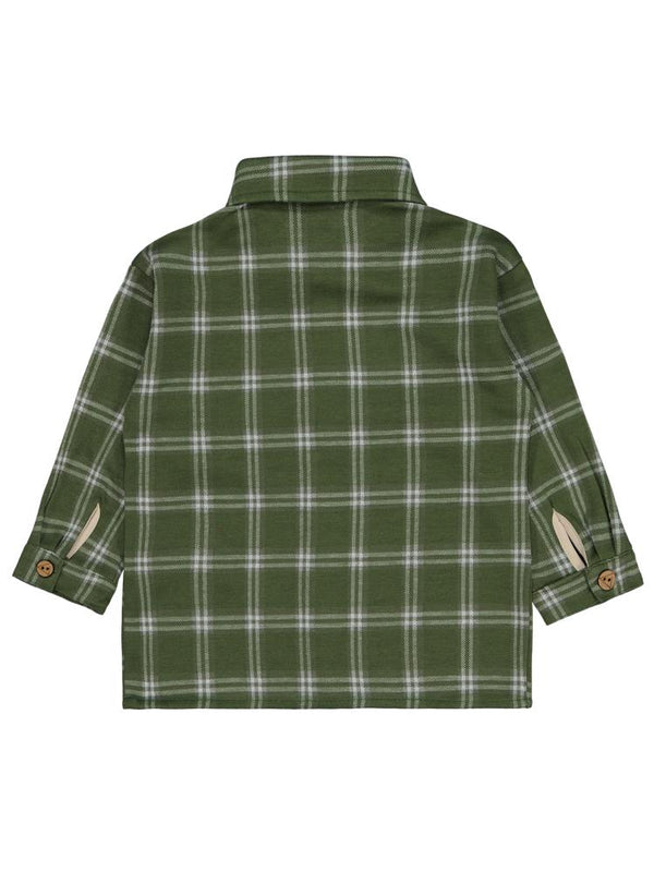 Civil Boys Ekoseli 2-5 Yaş Gömlek - Haki