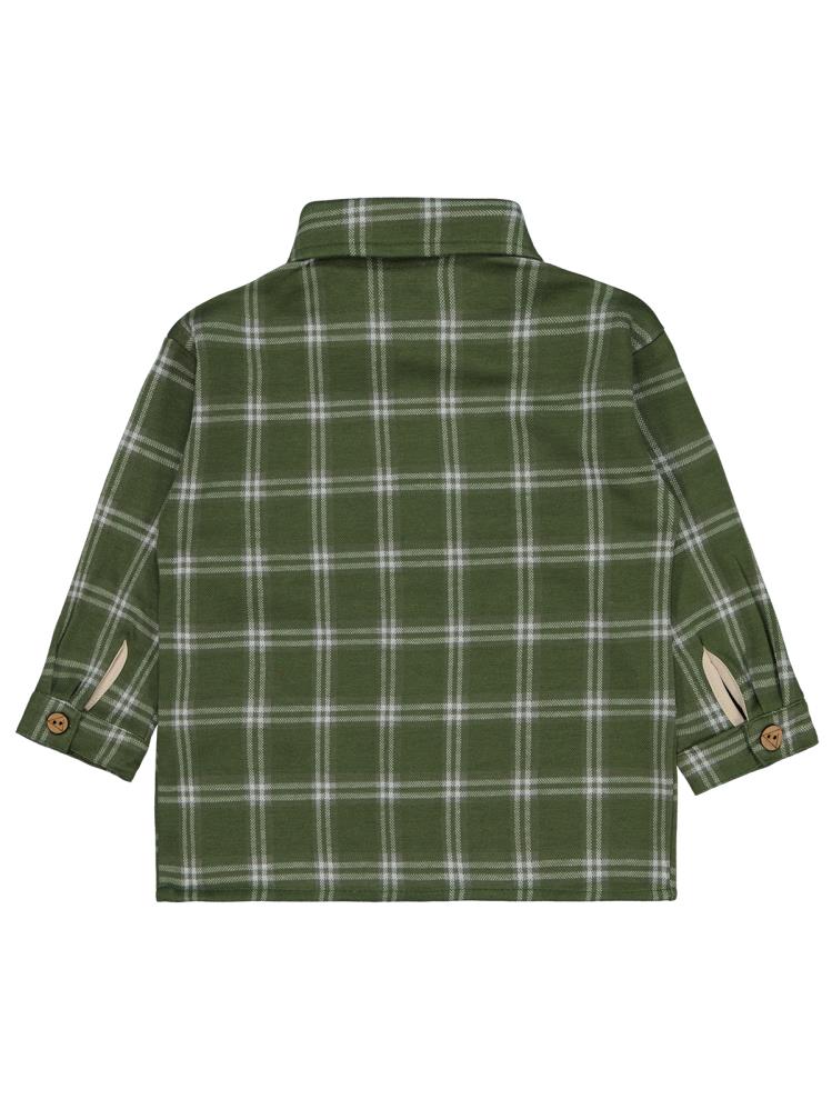 Civil Boys Ekoseli 2-5 Yaş Gömlek - Haki