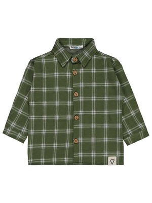 Civil Boys Ekoseli 2-5 Yaş Gömlek - Haki