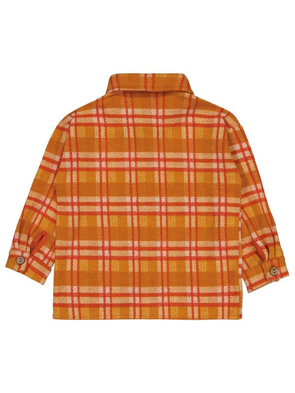 Civil Boys Ekoseli 2-5 Yaş Gömlek - Turuncu