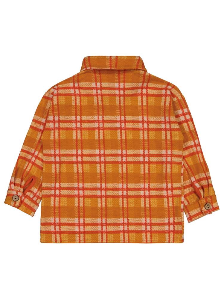 Civil Boys Ekoseli 2-5 Yaş Gömlek - Turuncu