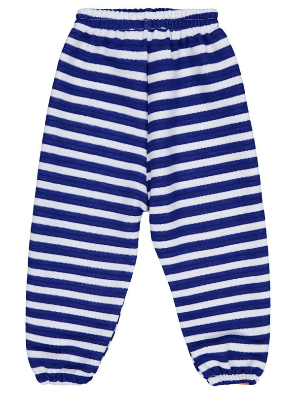 Civil Boys Urban Art Baskılı Çizgili 2-5 Yaş Eşofman Altı - Mavi