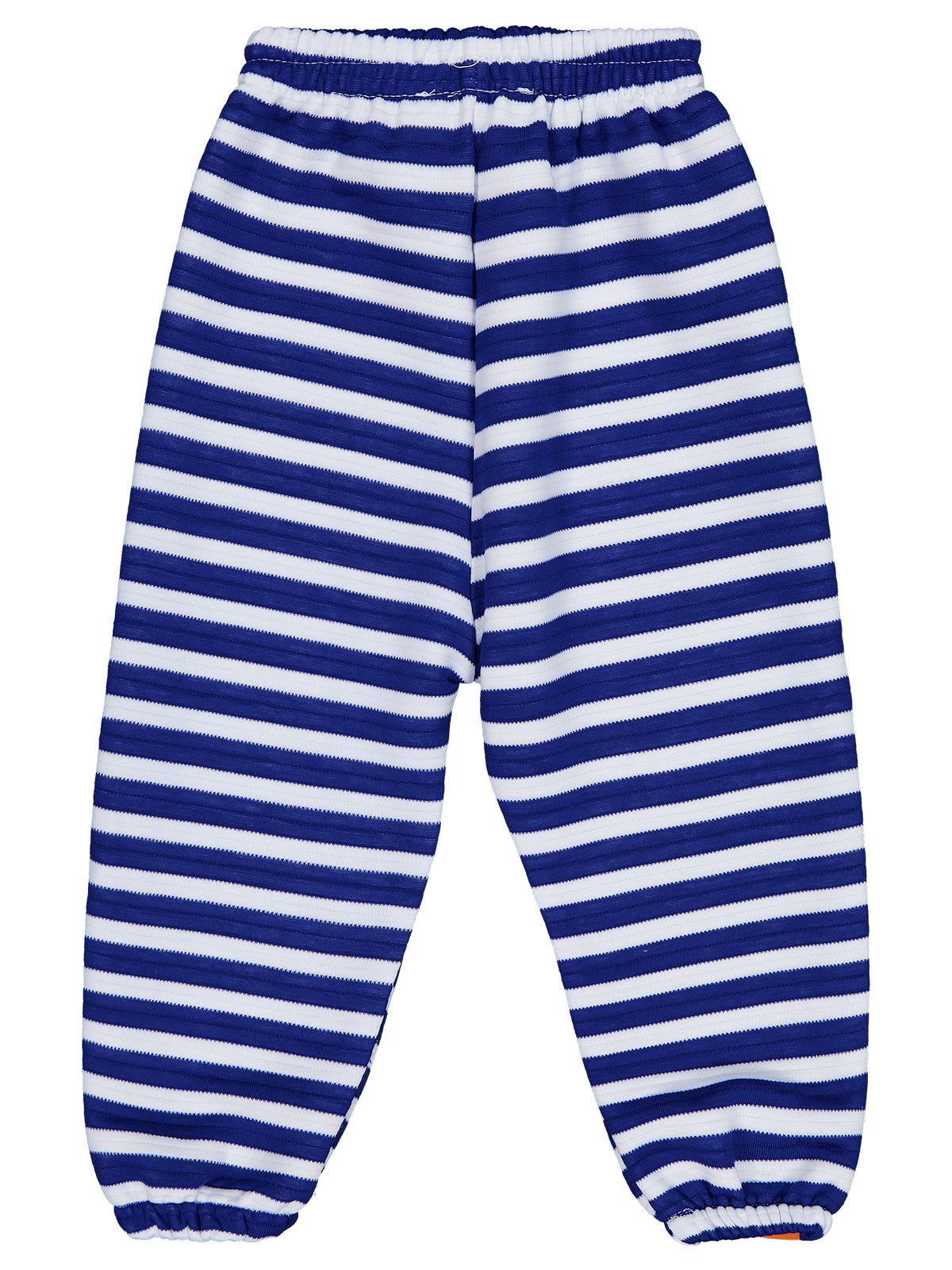 Civil Boys Urban Art Baskılı Çizgili 2-5 Yaş Eşofman Altı - Mavi