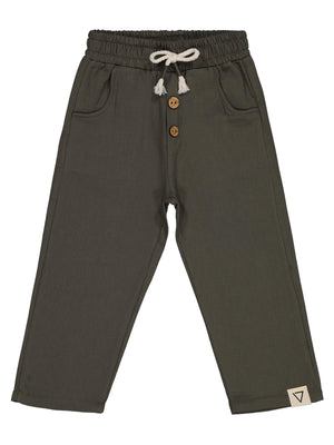 Civil Boys Beli Lastikli Süs Bağcıklı 2-5 Yaş Eşofman Altı - Haki