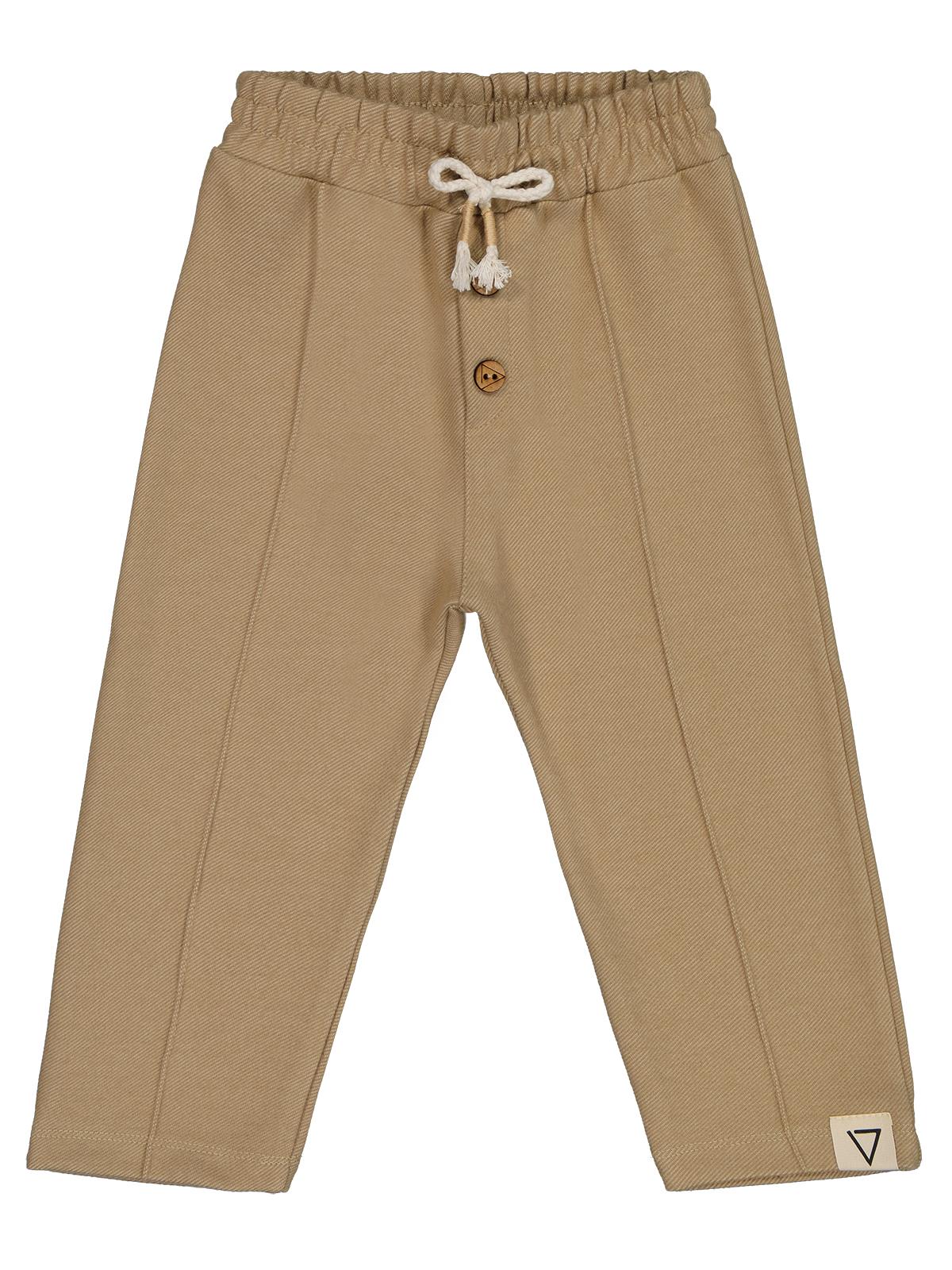 Civil Boys Beli Lastikli Süs Bağcıklı 2-5 Yaş Eşofman Altı - Bej