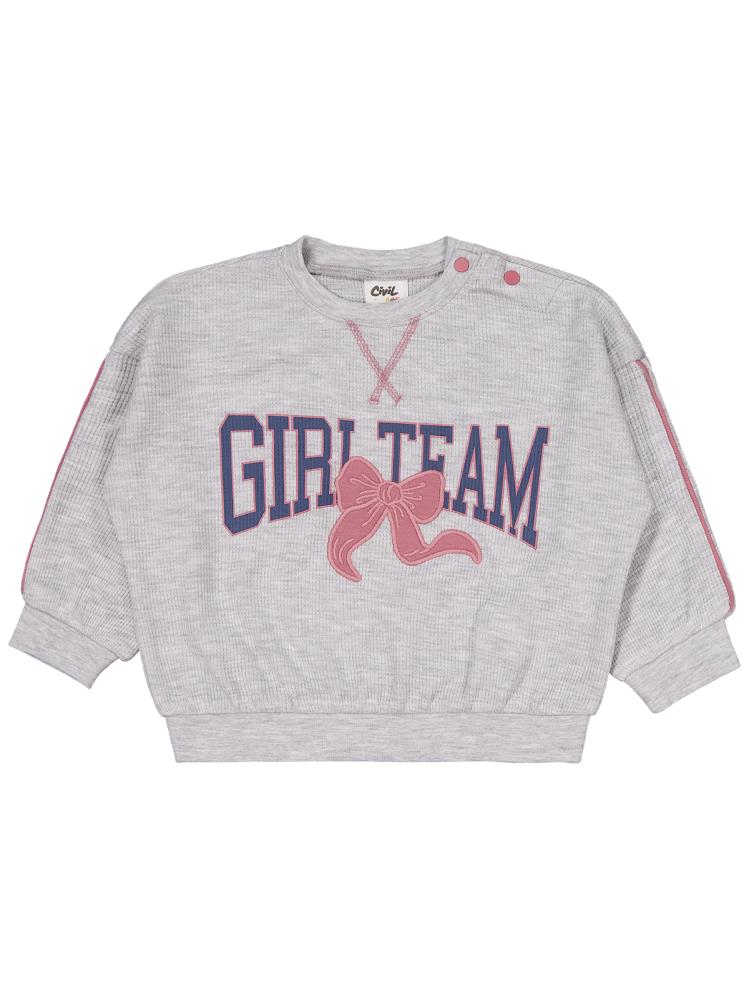 Civil Baby Gırl Team Fiyonk 6-18 Ay Takım - Gri