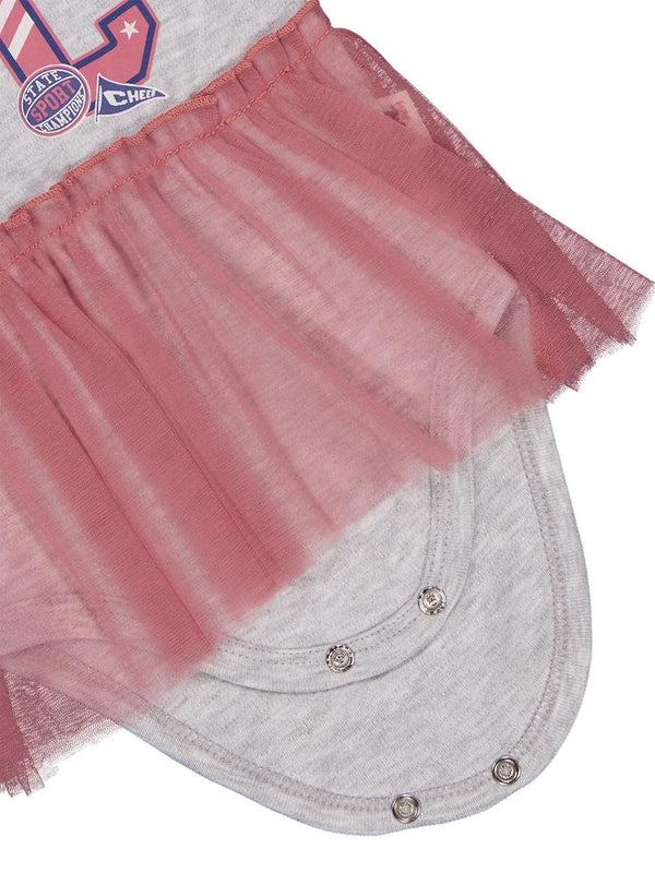 Civil Baby C Baskılı 0-3 Yaş Çıtçıtlı Badi - Gri