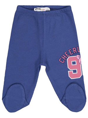 Civil Baby  96 Baskılı 1-9 Ay Tek Alt Bebe - Mavi