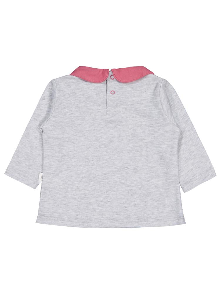 Civil Baby Yakalı Cutıe Baskılı 6-18 Ay Sweatshirt - Gri