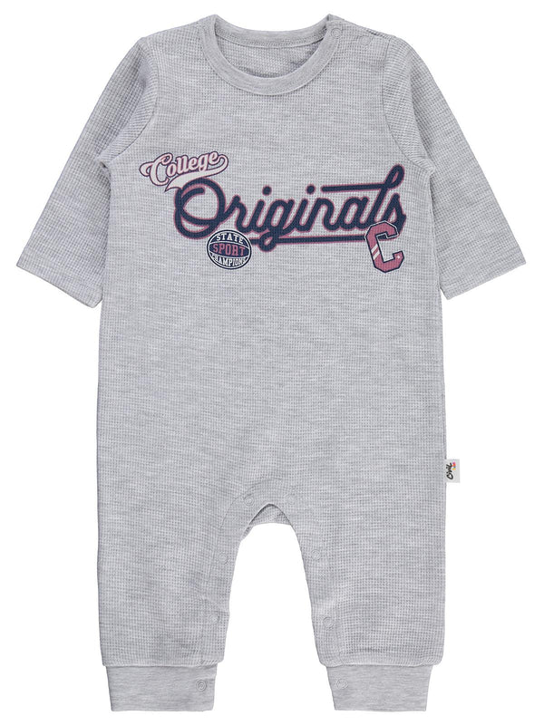 Civil Baby Orıgınals Baskılı 6-18 Ay Tulum - Gri