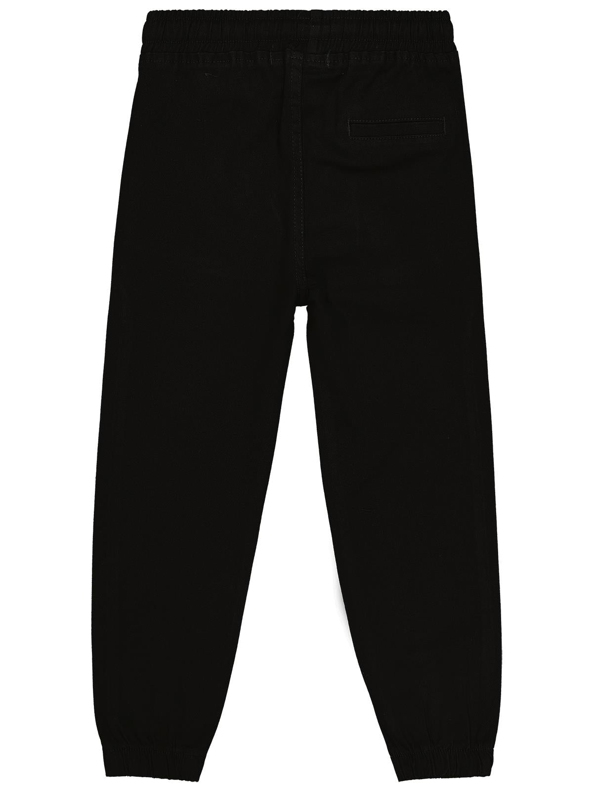 Civil Boys Beli Paçası Lastikli 10-13 Yaş Pantolon - Siyah