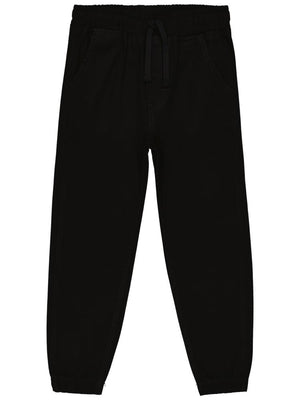 Civil Boys Beli Paçası Lastikli 10-13 Yaş Pantolon - Siyah