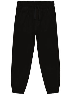 Civil Boys Beli Paçası Lastikli 10-13 Yaş Pantolon - Siyah