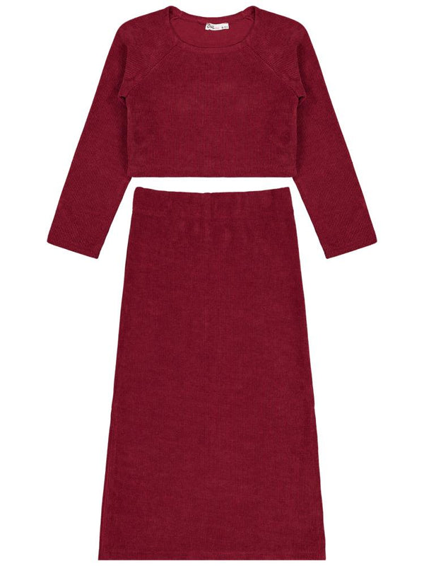 Civil Girls 10-13 Yaş Takım - Bordo