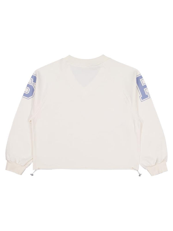Civil Girls Paris Baskılı 10-13 Yaş Sweatshirt - Ekru