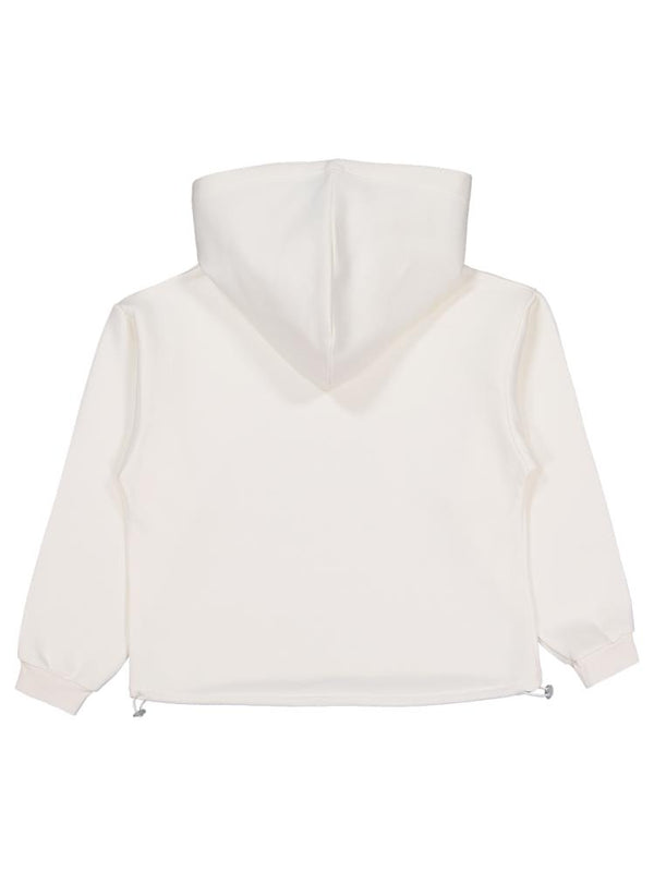 Civil Girls Hollywood Baskılı 10-13 Yaş Sweatshirt - Ekru