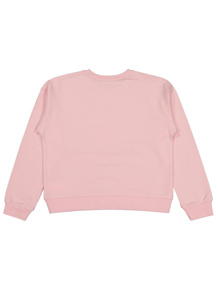 Civil Girls More Good Vibes Baskılı 10-13 Yaş Sweatshirt - Pudra