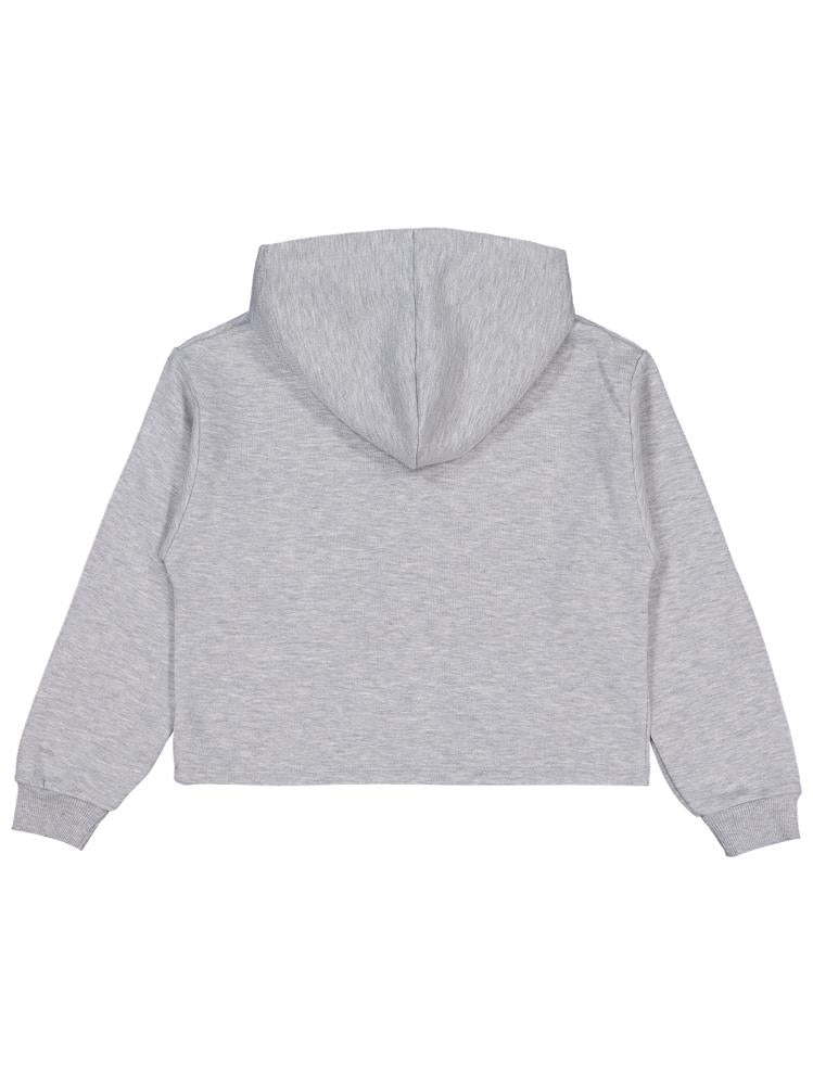 Civil Girls New York Campion Baskılı 10-13 Yaş Sweatshirt - Gri
