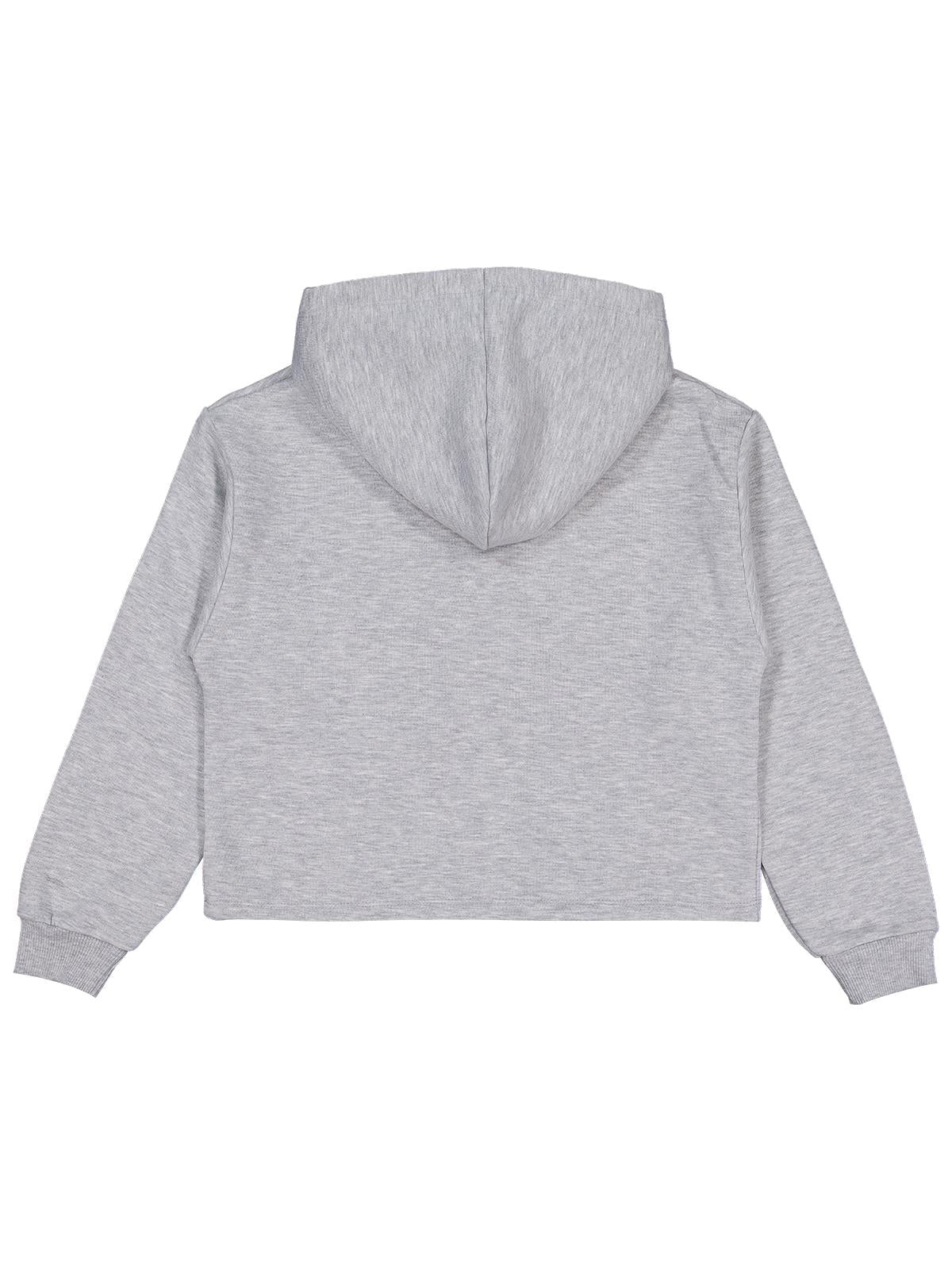 Civil Girls New York Campion Baskılı 10-13 Yaş Sweatshirt - Gri