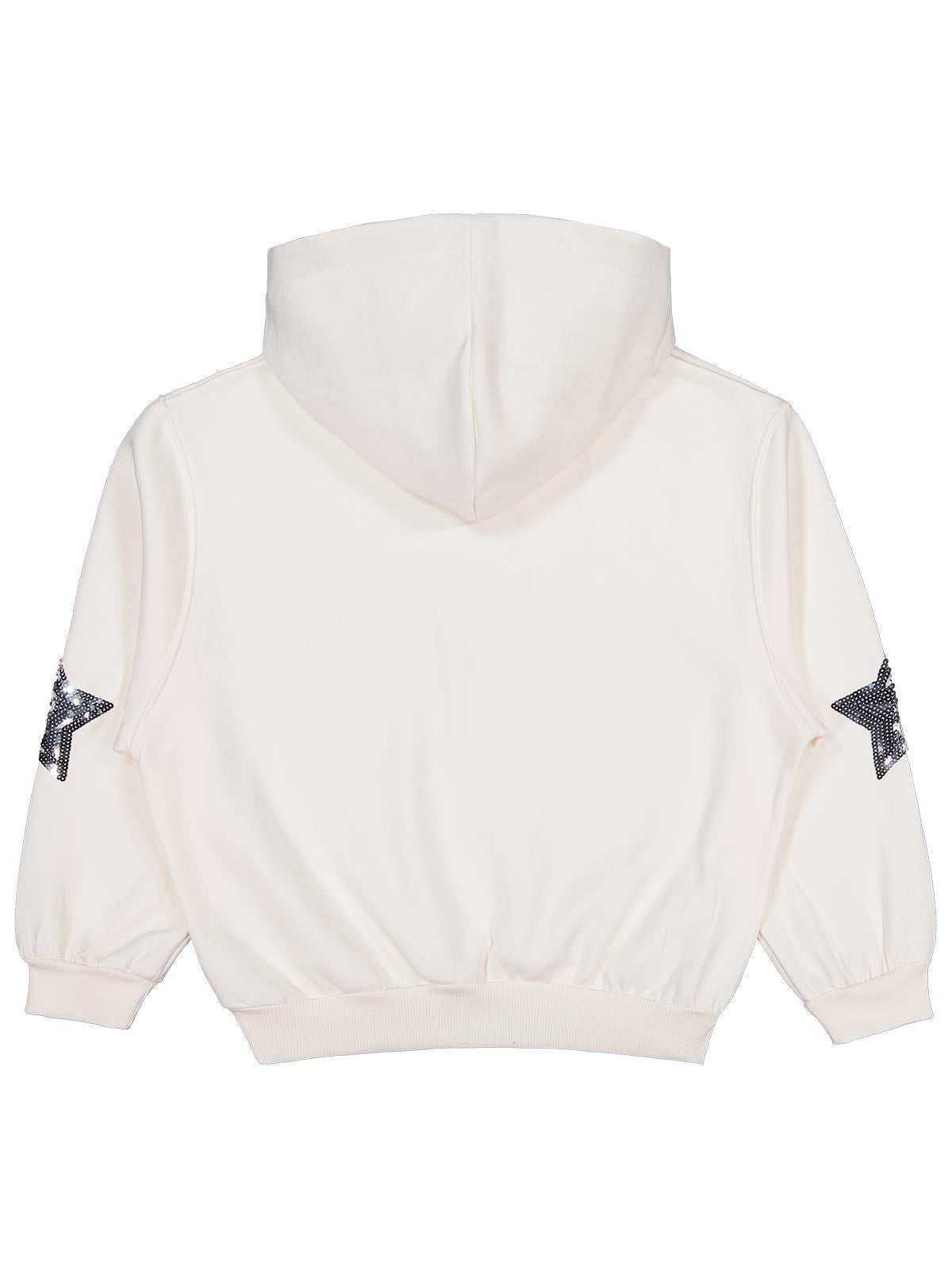Civil Girls Coming Baskılı 10-13 Yaş Sweatshirt - Ekru