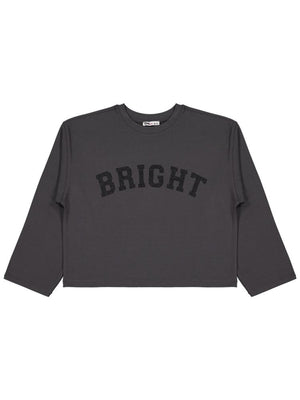 Civil Girls Bright Baskılı 10-13 Yaş Sweatshirt - Gri