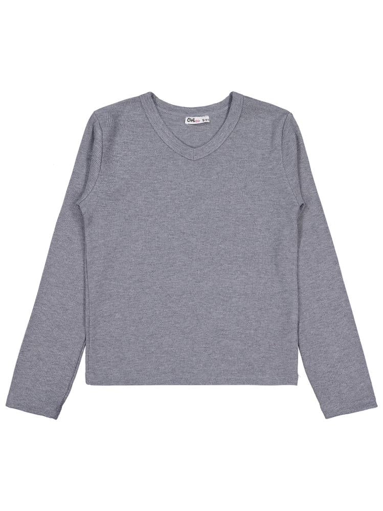 Civil Girls V YAKA 10-13 Yaş Sweatshirt - Gri