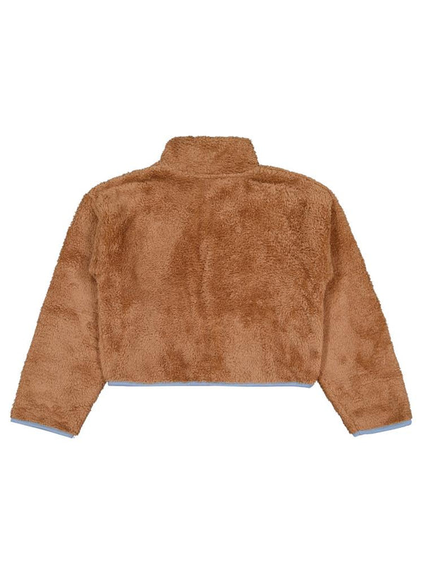 Civil Girls Elcik Aksesuarlı 10-13 Yaş Hırka - Kahverengi