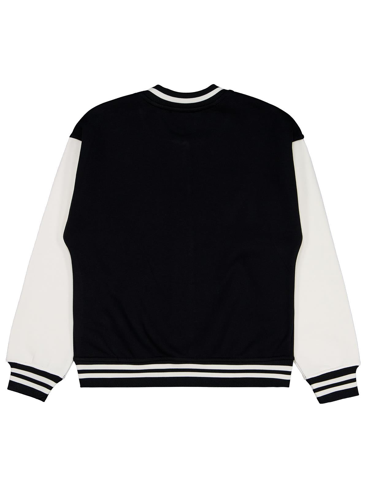 Civil Girls NY Nakışlı 10-13 Yaş Hırka - Siyah