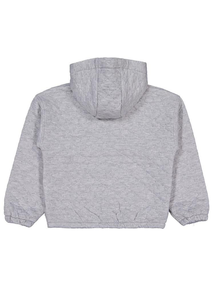 Civil Girls Yıldız Desen 10-13 Yaş Hırka - Gri