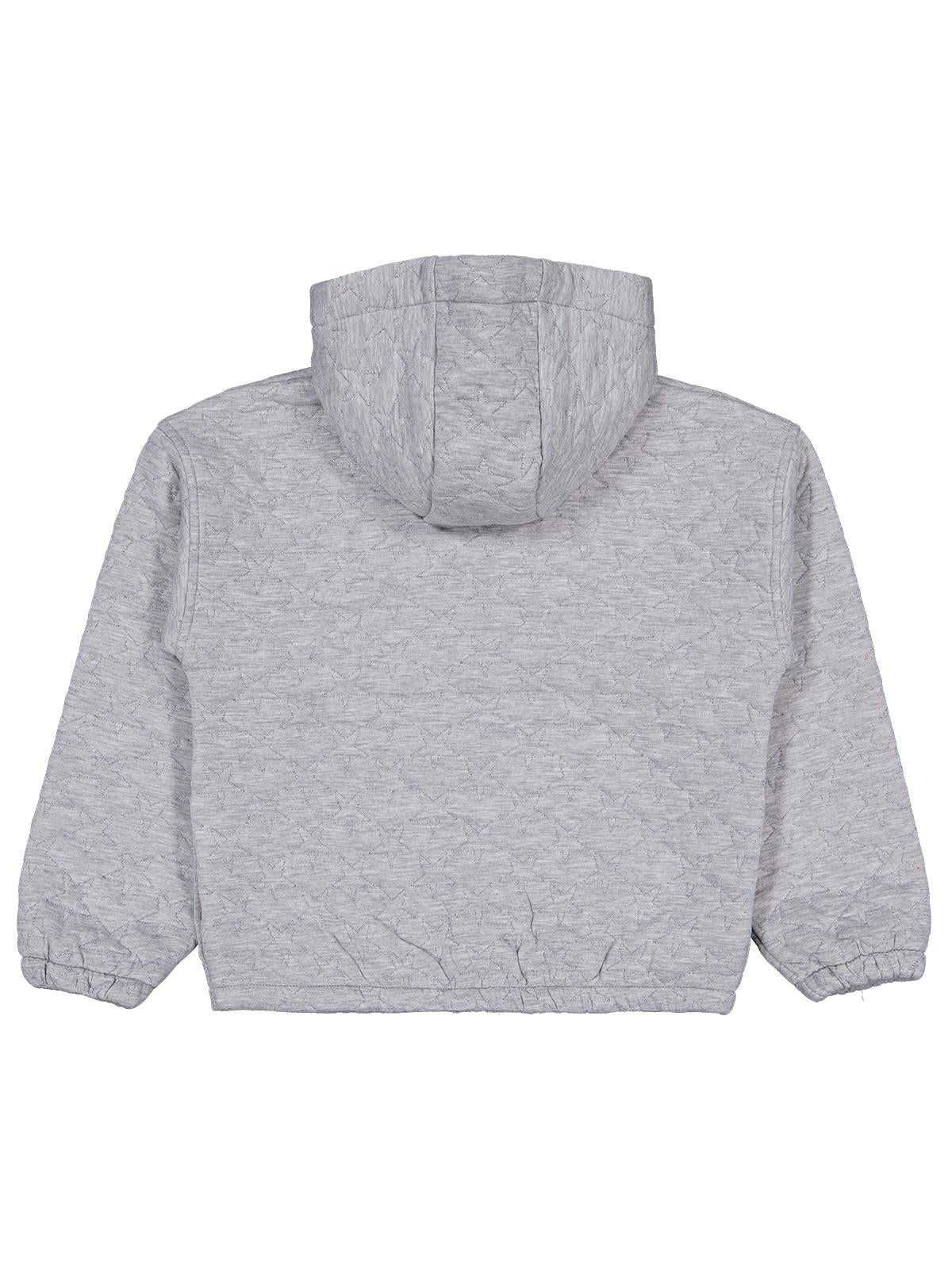 Civil Girls Yıldız Desen 10-13 Yaş Hırka - Gri