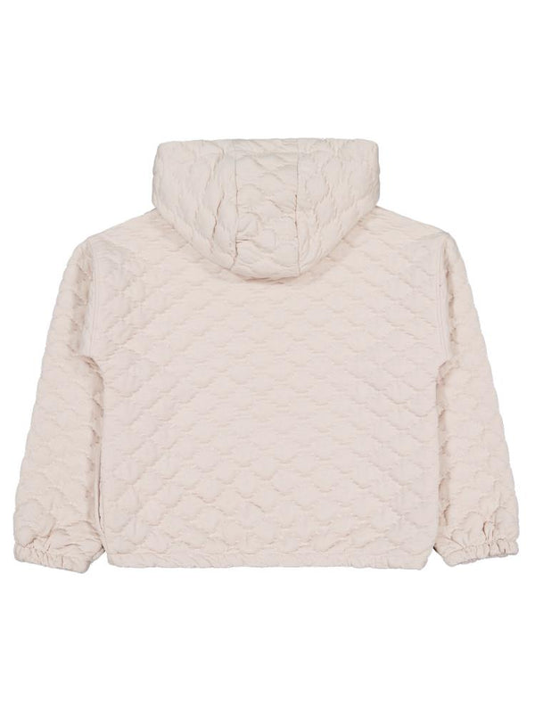 Civil Girls Baklava Desen 10-13 Yaş Hırka - Bej