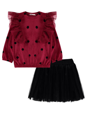 Civil Girls 2-5 Yaş Takım - Kırmızı