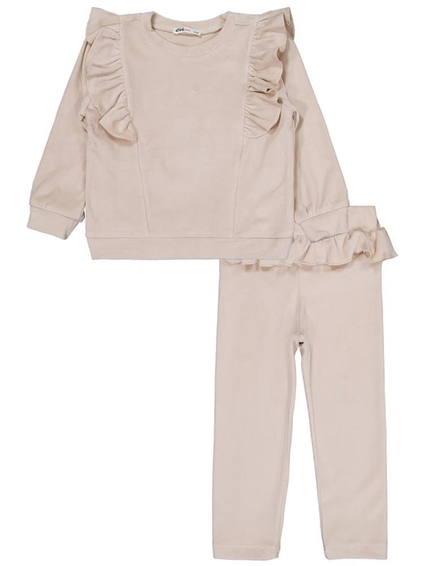 Civil Girls 2-5 Yaş Takım - Bej