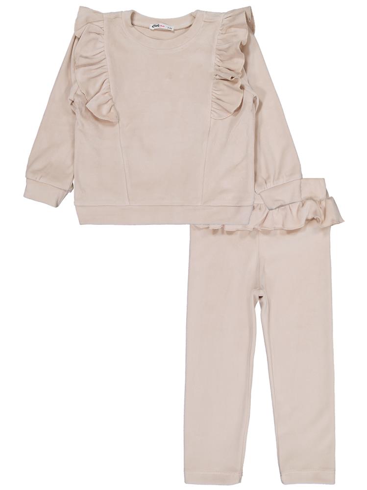 Civil Girls 2-5 Yaş Takım - Bej