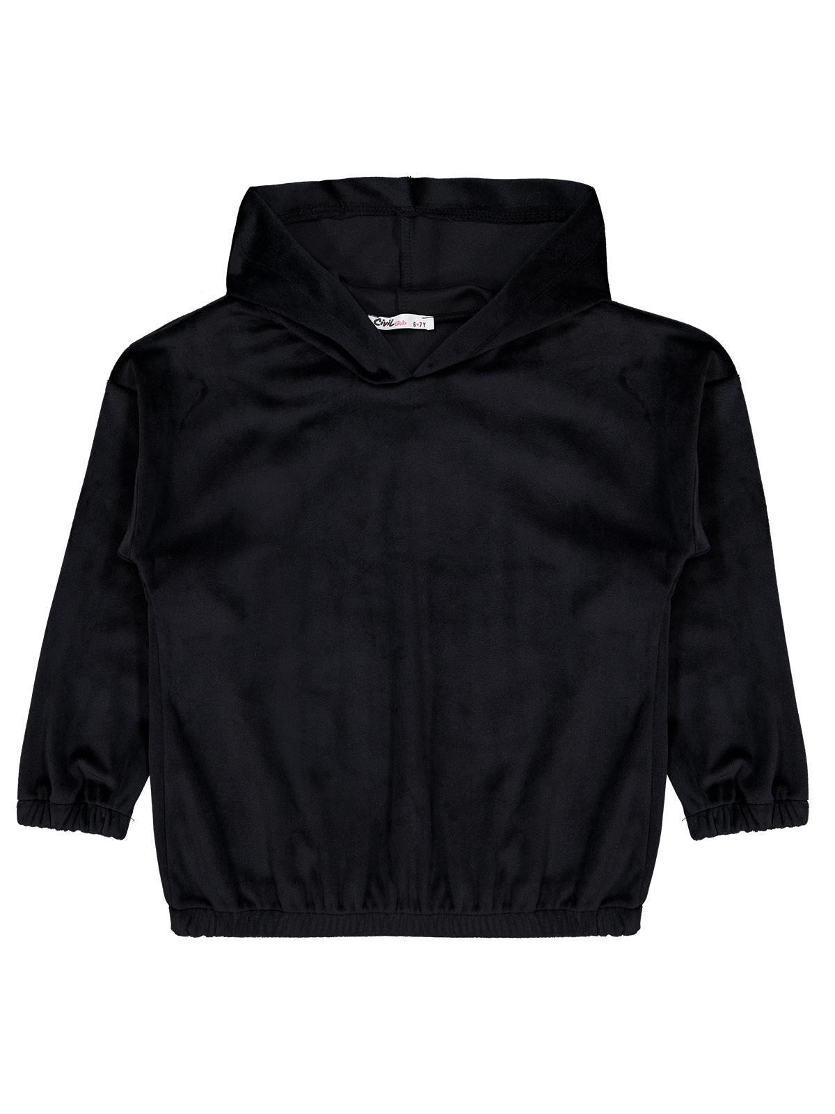 Civil Girls 10-13 Yaş Sweatshirt - Siyah