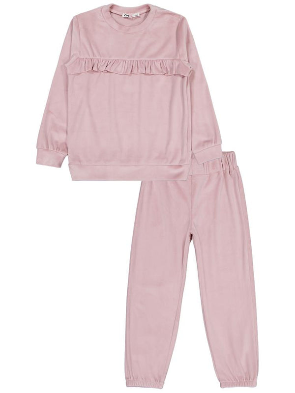 Civil Girls 6-9 Yaş Eşofman Takımı - Pembe