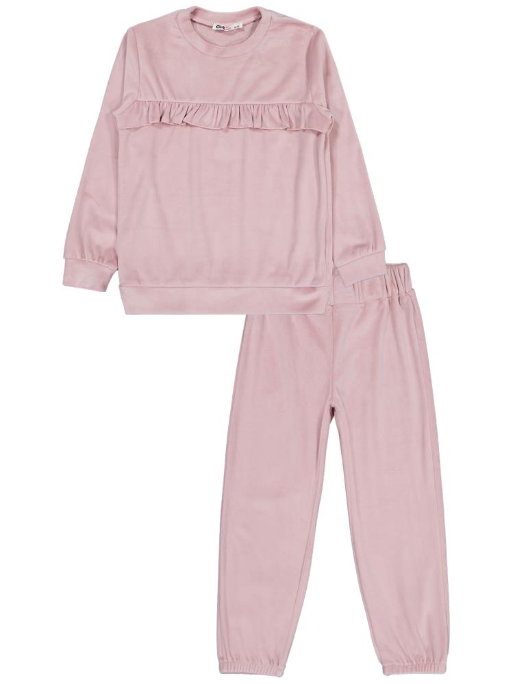 Civil Girls 6-9 Yaş Eşofman Takımı - Pembe