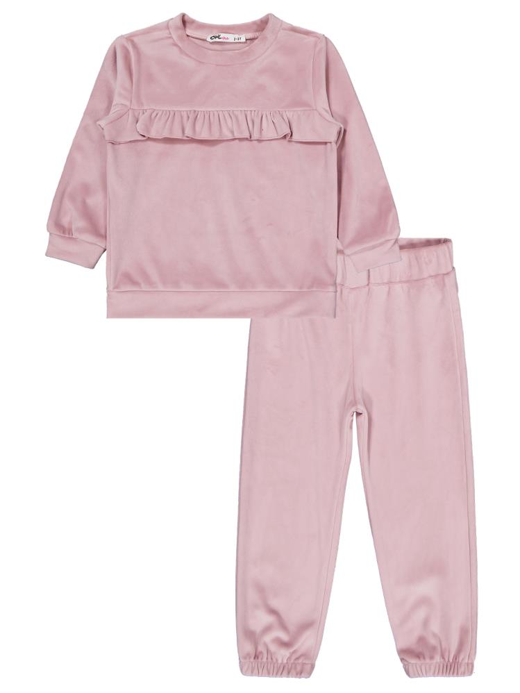 Civil Girls 2-5 Yaş Eşofman Takımı - Pembe