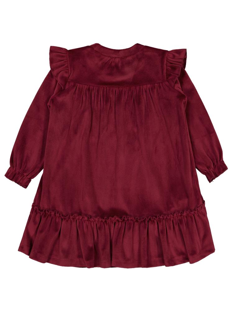 Civil Girls 2-5 Yaş Elbise - Bordo