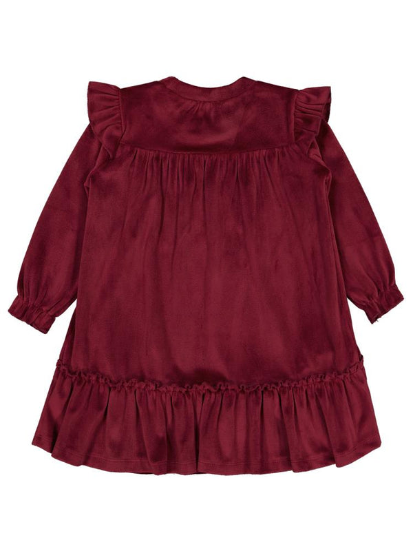 Civil Girls 2-5 Yaş Elbise - Bordo