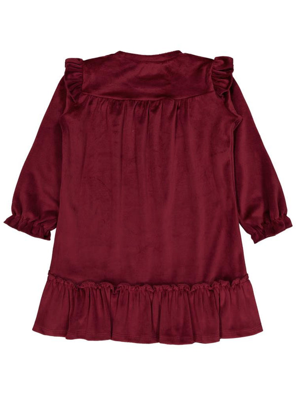 Civil Girls 6-9 Yaş Elbise - Bordo