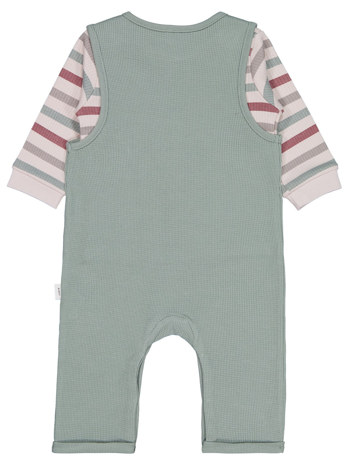 Civil Baby Çizgi Empirmeli Dinozor Baskılı 6-18 Ay Slopet - Yeşil