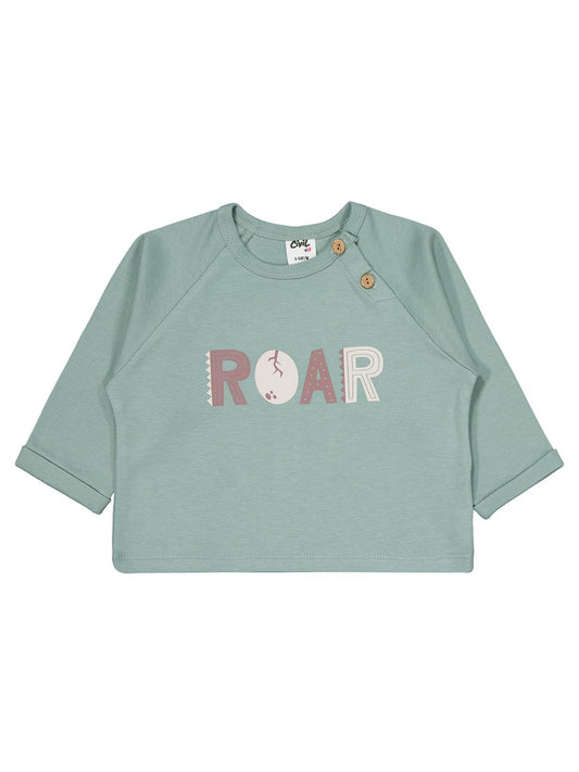 Civil Baby Roar Baskılı 6-18 Ay Takım - Yeşil